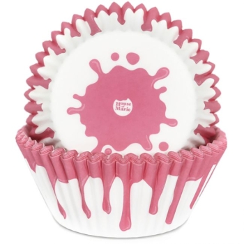 Cupcake Baking Cases - Pink Drip